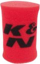 K&N Pre-Filter, for extra protection in extreme conditions (dusty terrain, flat track), for e.g. item 91555, dry / requires K&N oil item 91500