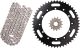 XW-Ring Chain Kit 15T front/50T rear, RK520XRE, 112 links, open type, coarse geared front sprocket, incl. clip- and rivet chain joint