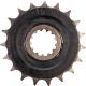 19T Sprocket (for 428 Chain), rubberized on both sides for noise reduction