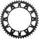 49T Rear Sprocket, aluminium CNC milled, black matt anodised