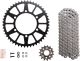 X-Ring Chain Kit 'Rallye' incl. 15T/48T Sprockets, open DID 525VX3 chain with 122 links, incl. hollow rivet joint (corresponds to gear ratio of GYTR kit)