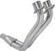 2-1 Stainless Steel Performance Header Pipe, brushed (Not Street Legal)