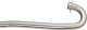 Performance Header Pipe 42.5mm, brushed, incl. HD-flange