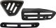 Heat Shield Set for Header Pipe, Expansion Chamber, Header Pipe, stainless steel black coated