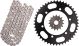 X-Ring Chain Kit 15/45, open type RK520XSO2, 110 Links, rivet- and clip chain joint