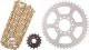 X-Ring Chain Kit DID520VX3 'Gold&Black' 15/46T, 98 Links, open type, incl. clip- and rivet chain joint