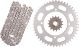 RX-Ring Chain Kit 15T front/47T rear, RK520XSO2,114 links, opentype, fine geared front sprocket with 9.5mm FLANGE, incl. clip- and rivet chain joint