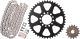 X-Ring Chain Kit 16/45 (102Links) DID 520VX3, Open Type with Clip Chain Joint, Black