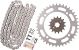 X-Ring Chain Kit 15/39 (98Links) DID 520VX3, Open Type with Clip Chain Joint, Black