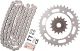 X-Ring Chain Kit 15/37 (104Links) DID 520VX3, Open Type with Clip Chain Joint, Black, Fine Geared Front Sprocket