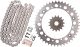 X-Ring Chain Kit 15/44 (112Links) DID 520VX3, open type with clip chain joint, black, fine geared front sprocket