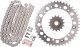 X-Ring Chain Kit 15/44 (110Links) DID 520VX2, Open Type with Clip Chain Joint, Black, Fine Geared Front Sprocket, Replaces Item 93603