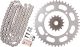X-Ring Chain Kit 15/45 (106Links) DID 520VX3, Open Type with Clip Chain Joint, Black, Fine Geared Front Sprocket