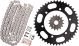 X-Ring Chain Kit 15/45 (110Links) DID 520VX3, Open Type with Clip Chain Joint, Black, Replaces Item 93700