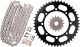 X-Ring Chain Kit 15/46 (110Links) DID 520VX3, Open Type with Clip Chain Joint, Black, Replaces Item 93599