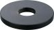 Universal Cover Cap / Dummy Plug Aluminium, black plastic coated, 32mm outer diameter, for M8-M10 bolts, 3mm thick, 1 piece