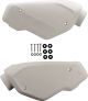 JvB-moto B-Type Side Cover Set, 1 pair (left/right), GRP unpainted, complete with mounting material