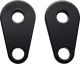 Super7 XSR Indicator Stay, rear, black coated aluminium, suitable for indicators with 8mm stem (Requires rear fender JVB0038)