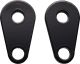 Super7 XSR Indicator Stay, rear, black coated aluminium, suitable for indicators with 8mm stem (Requires rear fender JVB0038)