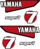 Decal-Set JvB-moto 'Super7', RH & LH Complete. Logo size: large 205mm, small 80mm, diameter '7': 80mm