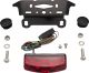 JvB-moto Rear End incl. Taillight with Red Lens, e-approved, for combination with original or accessory license plate bracket