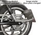 Lateral License Plate Bracket 'Pure', incl. LED license plate light and reflector e-approved, stainless steel/aluminium, incl. mounting material
