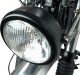 Head Light, Complete, Black, incl. H4 Insert, 'E'-Approved, Wrenchmonkees GibbonSlap-Style