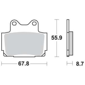 LUCAS Brake Pads, Rear (Vehicle Type Approval)