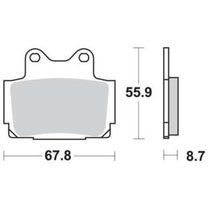 LUCAS Brake Pads, Rear (Vehicle Type Approval)