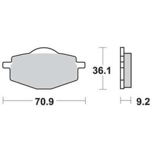 LUCAS Brake Pads, rear (Vehicle Type Approval)