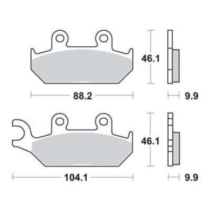 LUCAS Brake Pads, Front Left (Vehicle Type Approval)