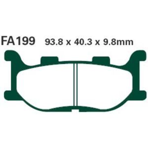 EBC DoubleH sintered Brake Pads, Front Left/Right (needed 2x) (Vehicle Type Approval)
