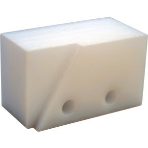 Chain Tensioner Block, Early Type w/ Flat Top (for early models with steal tank), Distance between Holes 19mm, OEM Reference #1T1-22178-01