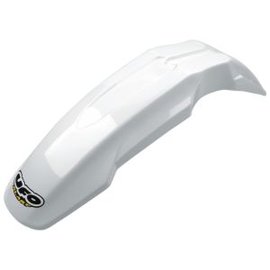 SuperMoto Front Fender, White, with Louvres (UFO)