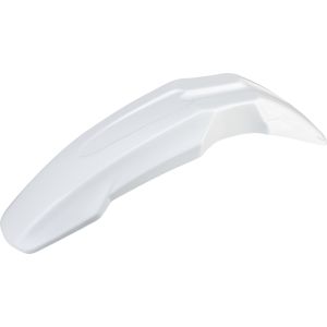 SuperMoto Front Fender, White, with Louvres (UFO)