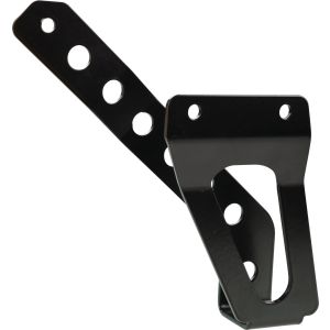 Chain guide (lower chain guard on swingarm), stainless steel black coated, 3x M6 fastening, OEM reference 3Y1-22318-00