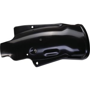 Inner Splashguard, Rear Wheel, Plastic, Black