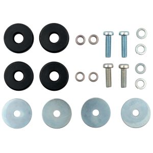Mounting Kit for OEM XT500 Chain Guard Item 10149RP, 20 Pieces, Complete (Rubbers, Bushings, Screws, Washers)