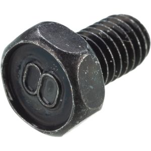 Hex Head Screw (OEM), M6x10, black, e.g., for securing retaining plate, item 27075