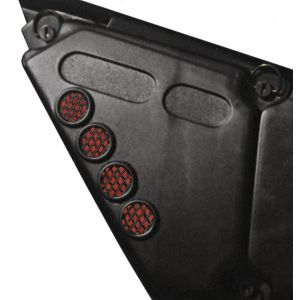 AirVents, 25mm Diameter, with Filter  Element, 4 Pieces (Not Street Legal)