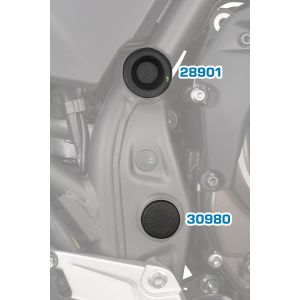 T700 Frame Cover Caps Plugs, closes the openings of the swing arm mount in the frame, 1 piece may be needed twice (LH+RH)