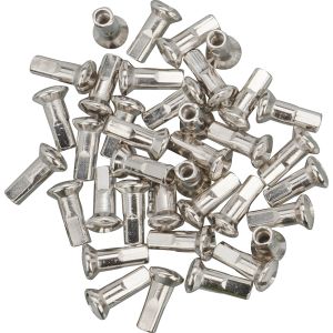 Speichennippel-Set 36 Stück für Felgen mit 8,0 mm Bohrung, M4-Gewinde, für unsere Edelstahl-Speichen