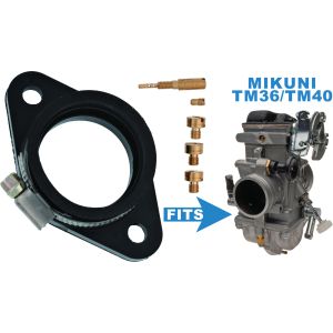 KEDO TM36 Fine Tuning-Kit without Throttle Grip Sleeve (WITHOUT Carburettor), suitable for FlowBench machined cylinder heads