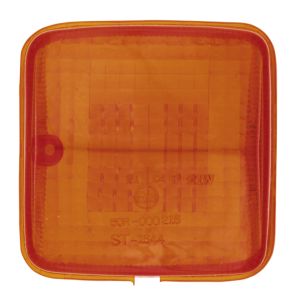 Lens for Indicator, 'E'-marked, suitable for front right/rear left