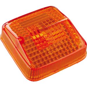 Lens for Indicator, 'E'-marked, suitable for front right/rear left