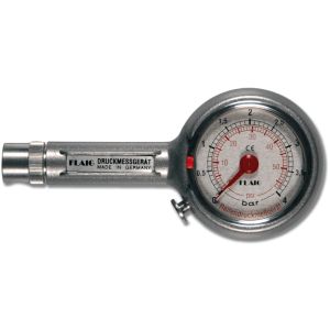 Precision Tyre Pressure Gauge 0-4 bar, 90° Terminal (FLAIG)