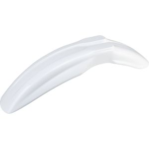 SuperMoto Front Fender, White, without Louvres (UFO)