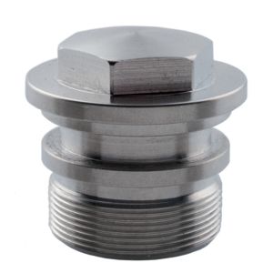 Aluminium Fork Top Nut, 1 Piece (Hexagon Head 22mm, Convex/Domed, without O-Ring)