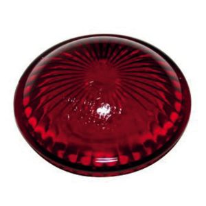 Spare Lens for Bates Taillight, Red, 'E'-Approved