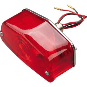 LUCAS-Taillight without Bracket, e-approved, dim. L 49mm, W 118mm, H 54mm, incl. bulb BAY15D 12V 21/5W